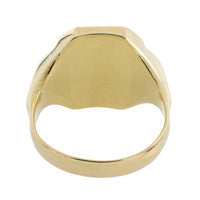 Vintage onyx signet ring in 14 carat gold-Vintage Rings-The Antique Ring Shop