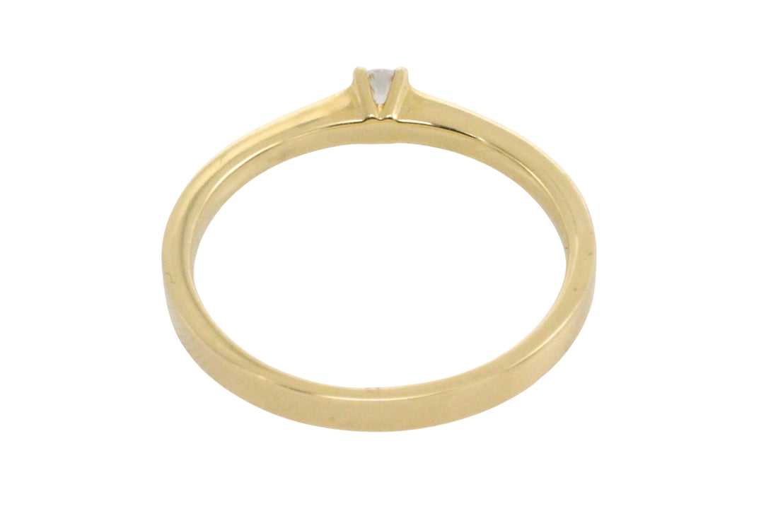 Diamond ring in 14 carat gold-engagement rings-The Antique Ring Shop