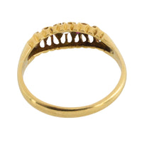 Edwardian ruby and diamond ring from 1915