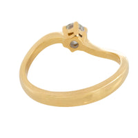 Vintage diamond solitaire ring in 18 carat gold