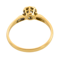 Vintage diamanten ring van 18 karaat goud