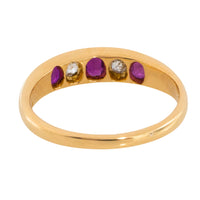 Edwrdian ruby and diamond ring from 1911-Antique rings-The Antique Ring Shop