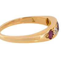 Edwrdian ruby and diamond ring from 1911-Antique rings-The Antique Ring Shop