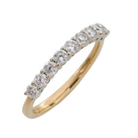 Diamond half eternity band-wedding rings-The Antique Ring Shop