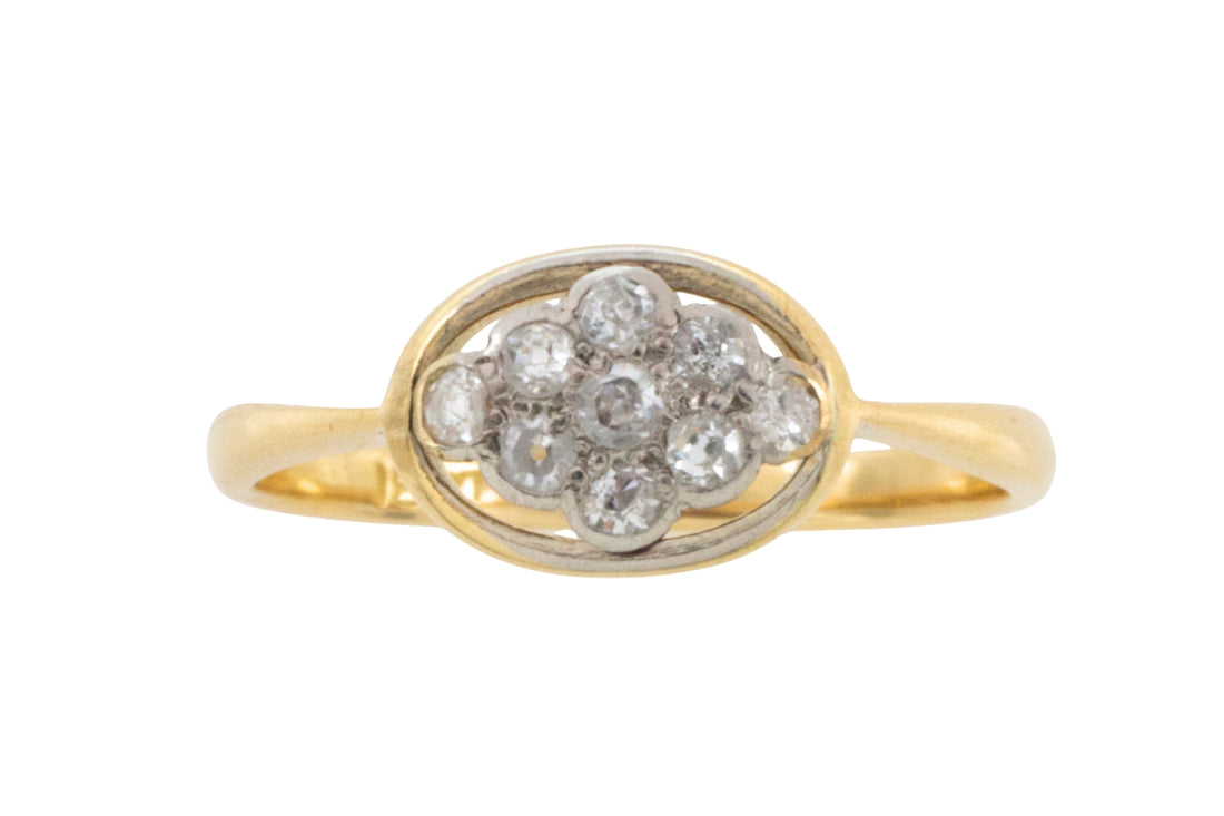 Edwardian old cut diamond ring-Antique rings-The Antique Ring Shop