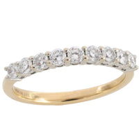 Diamond half eternity band-wedding rings-The Antique Ring Shop