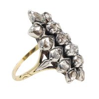 Vintage Dutch rose cut diamond ring
