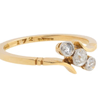 Edwardian three stone old cut diamond ring-Antique rings-The Antique Ring Shop