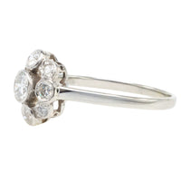 Antique five old cut diamond ring