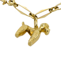 Vintage charm bracelet in 14 carat gold-Bracelets-The Antique Ring Shop