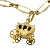 Vintage charm bracelet in 14 carat gold-Bracelets-The Antique Ring Shop