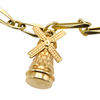 Vintage charm bracelet in 14 carat gold-Bracelets-The Antique Ring Shop