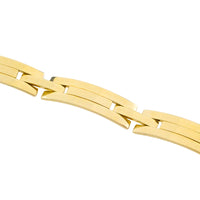 14 carat gold link bracelet
