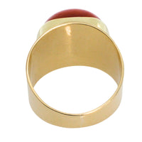 Vintage 14 carat gold cabochon ring-Vintage Rings-The Antique Ring Shop