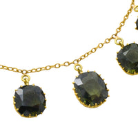 Tourmaline collier in 22 carat gold-colliers-The Antique Ring Shop