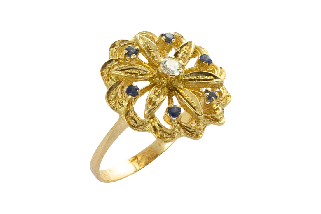 .82 carat Old European cut diamond solitaire ring-engagement rings-The Antique Ring Shop