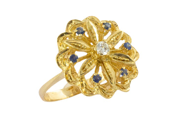 .82 carat Old European cut diamond solitaire ring-engagement rings-The Antique Ring Shop