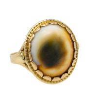 Vintage 14 carat gold Mata Biak ring