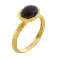 18 carat gold Marco Bicego ring with garnet-Vintage Rings-The Antique Ring Shop