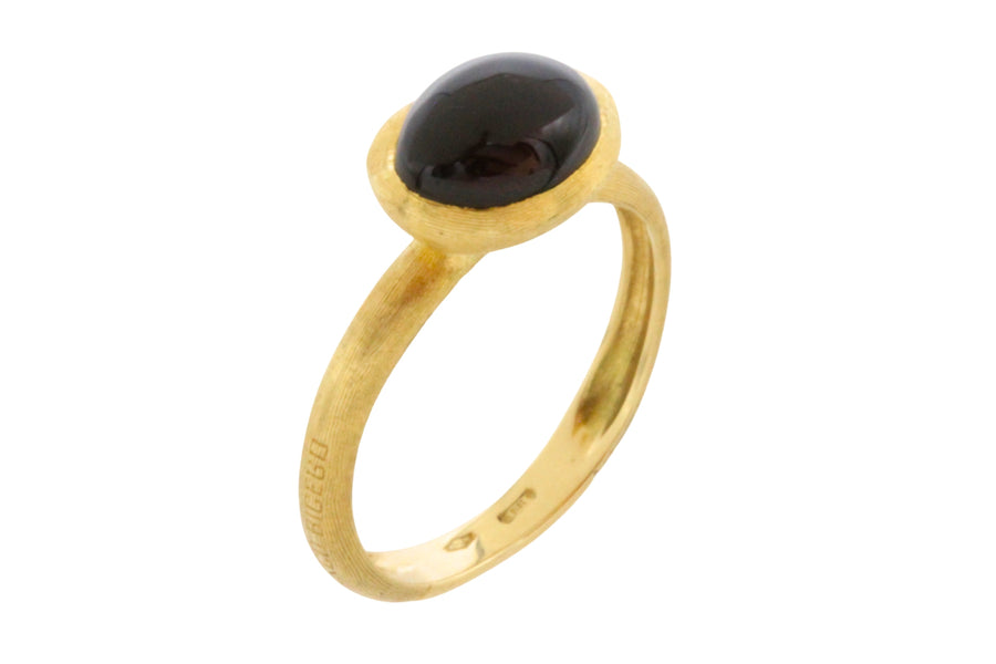 18 carat gold Marco Bicego ring with garnet-Vintage Rings-The Antique Ring Shop