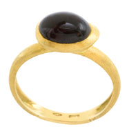 18 carat gold Marco Bicego ring with garnet-Vintage Rings-The Antique Ring Shop