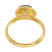 18 carat gold Marco Bicego ring with garnet-Vintage Rings-The Antique Ring Shop