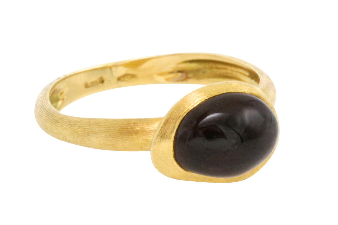 18 carat gold Marco Bicego ring with garnet-Vintage Rings-The Antique Ring Shop