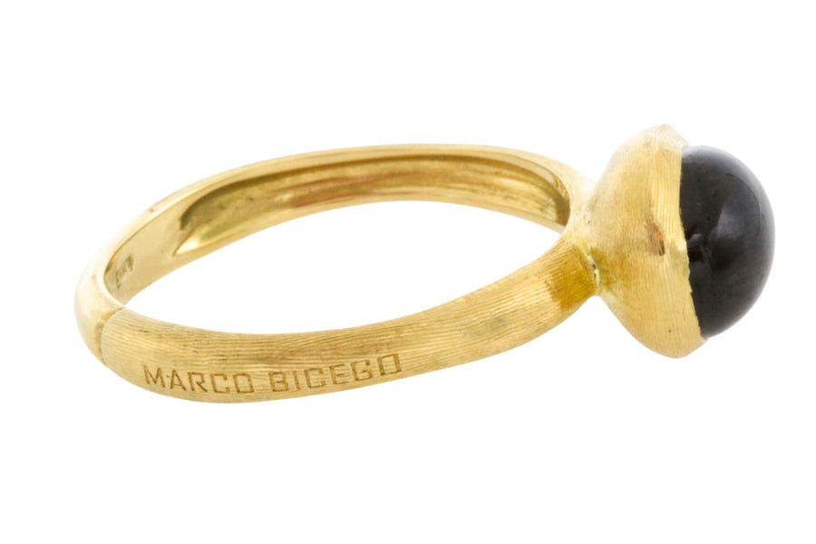 18 carat gold Marco Bicego ring with garnet-Vintage Rings-The Antique Ring Shop