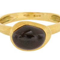18 carat gold Marco Bicego ring with garnet-Vintage Rings-The Antique Ring Shop