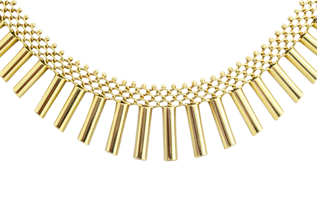 Vintage 14 carat gold collier-colliers-The Antique Ring Shop