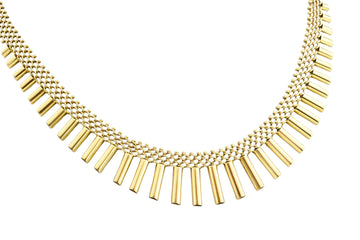 Vintage 14 carat gold collier-colliers-The Antique Ring Shop