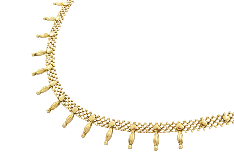 Vintage 14 carat gold collier-colliers-The Antique Ring Shop