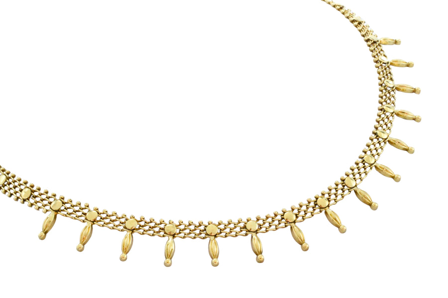 Vintage 14 carat gold collier-colliers-The Antique Ring Shop