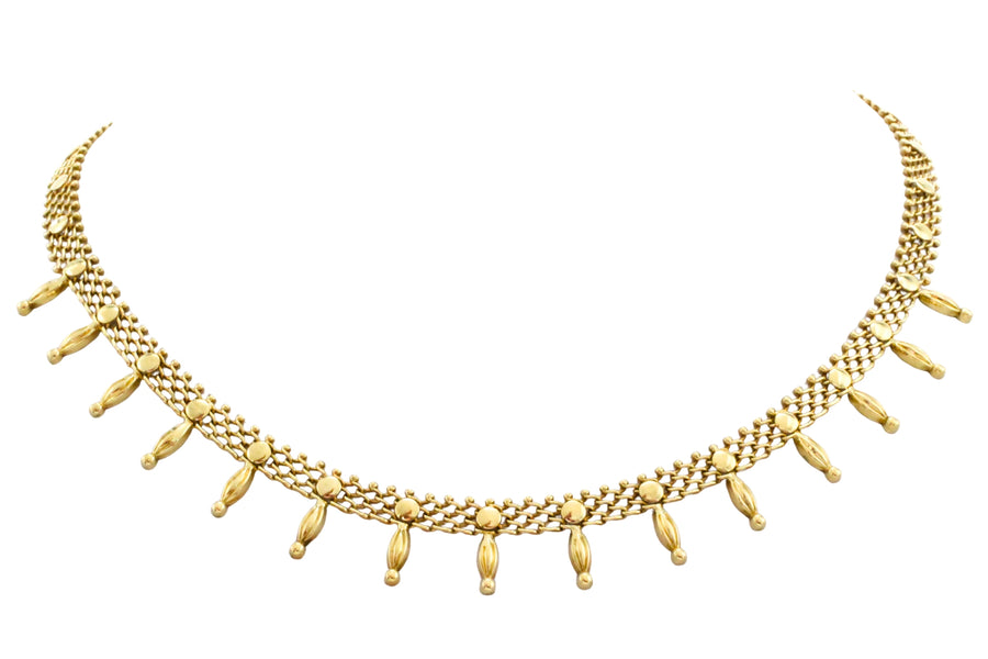 Vintage 14 carat gold collier-colliers-The Antique Ring Shop
