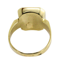 Bloodstone signet ring in 14 carat gold-gents rings-The Antique Ring Shop