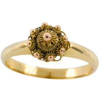 Vintage Zeeuwse knoppen cluster ring-Vintage Rings-The Antique Ring Shop