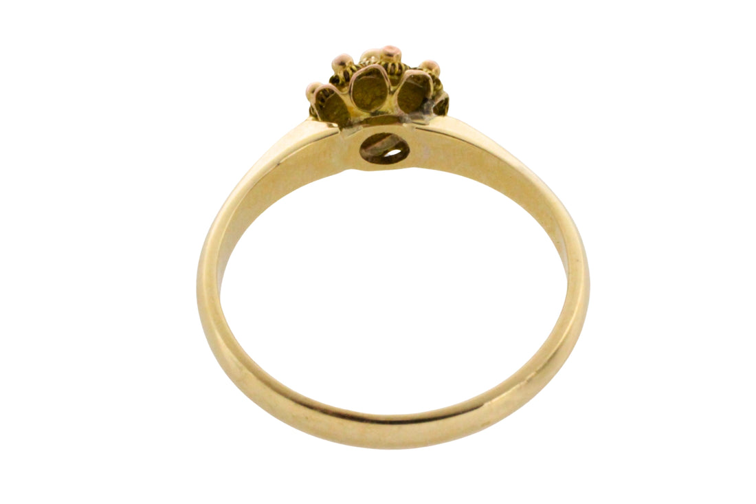 Vintage Zeeuwse knoppen cluster ring-Vintage Rings-The Antique Ring Shop