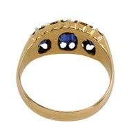 Sapphire and diamond ring from 1913-Antique rings-The Antique Ring Shop