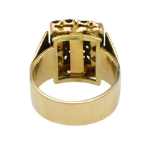 Vintage 14 carat gold ring with garnets-Vintage Rings-The Antique Ring Shop