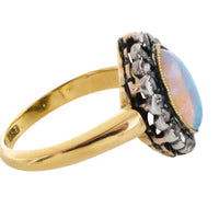Victorian opal and rose diamond ring-Antique rings-The Antique Ring Shop