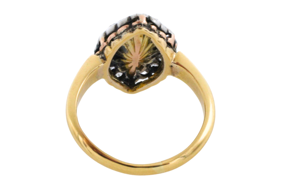 Victorian opal and rose diamond ring-Antique rings-The Antique Ring Shop