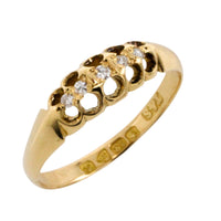 Five stone diamond ring from 1901-Antique rings-The Antique Ring Shop