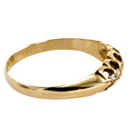 Five stone diamond ring from 1901-Antique rings-The Antique Ring Shop