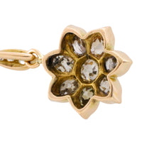 Old mine cut diamond pendant-Pendants-The Antique Ring Shop