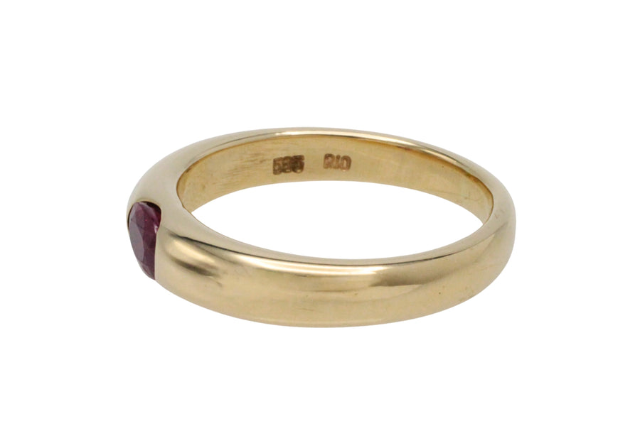 Ruby ring in 14 carat gold-The Antique Ring Shop