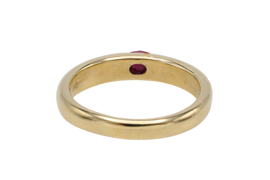 Ruby ring in 14 carat gold-The Antique Ring Shop