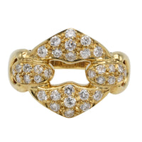 Brilliant cut diamond ring in 18 carat gold-The Antique Ring Shop