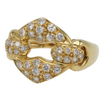 Brilliant cut diamond ring in 18 carat gold-The Antique Ring Shop
