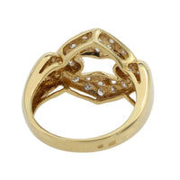 Brilliant cut diamond ring in 18 carat gold-The Antique Ring Shop