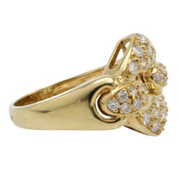 Brilliant cut diamond ring in 18 carat gold-The Antique Ring Shop